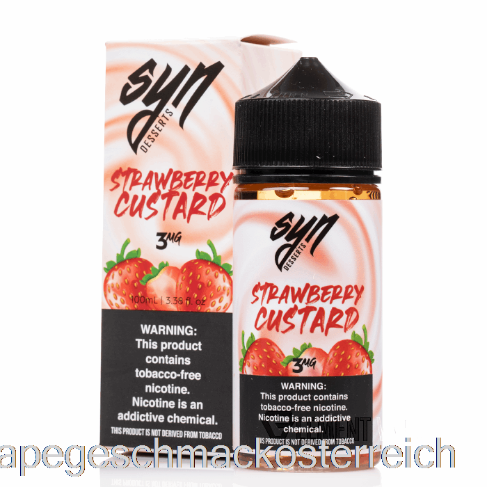 Erdbeercreme – Syn-Flüssigkeit – 100 Ml, 0 Mg Vape-Geschmack
